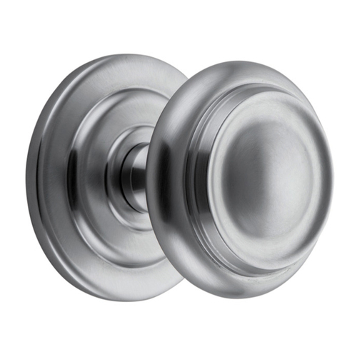 Iver Sarlat Centre Door Knob 107mm x 100mm Brushed Chrome 9405