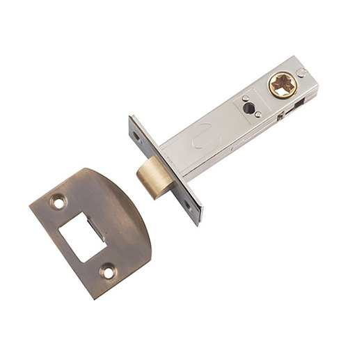 Tradco Split Cam Tube Latch 70mm Antique Brass 9575