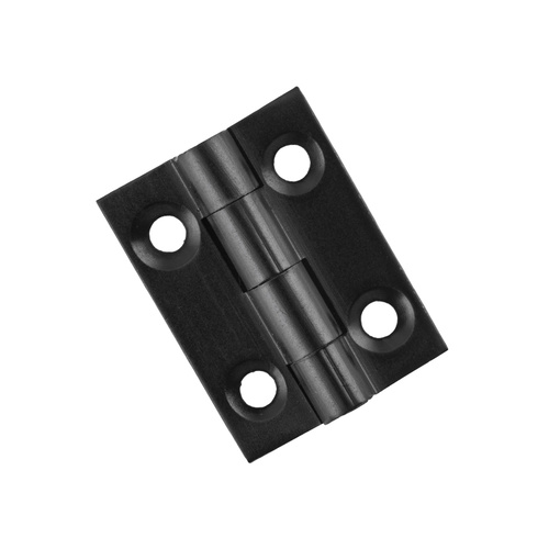 Tradco 9694 Hinge Fixed Pin Matte Black 25x22mm