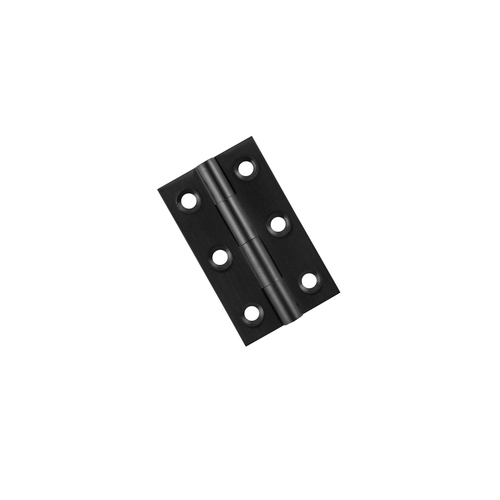 Tradco Cabinet Hinge Fixed Pin Matt Black 50x28mm 9696
