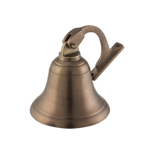 Restocking Soon: ETA Early March - Tradco 9723 Ships Bell Antique Brass 125mm