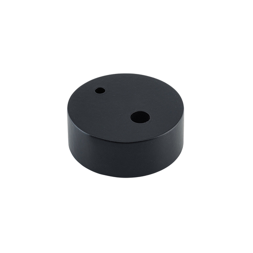 Tradco Oval Door Stop Spacer 15mm Matt Black 9846