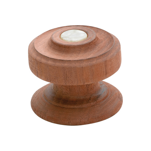 Tradco KSC4 Cedar / Mahogany Woodscrew Button Knob 40mm
