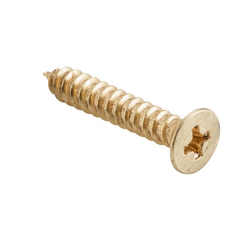 Tradco Screw Hinge Packet of 50 8 Gauge Satin Brass 25mm SCHINGESB25