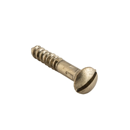 Tradco Screw Domed Head Packet of 50 5 Gauge Satin Brass 19mm SCSB19