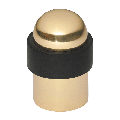 Tradco Domed Door Stop 50mm Polished Brass TD1353