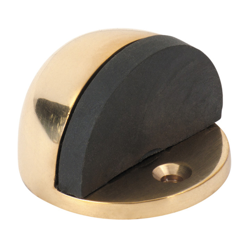 Tradco Oval Door Stop 29mm Polished Brass TD1512