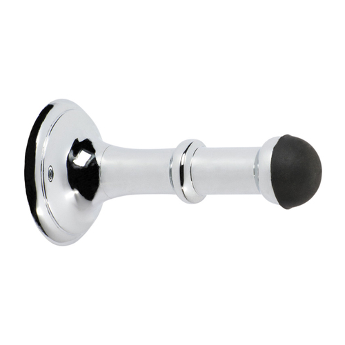 Tradco Small Concealed Fix Door Stop 80mm Chrome Plated TD1525