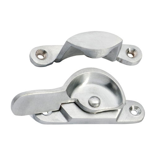 Tradco Narrow Sash Fastener 69mm Satin Chrome TD1618