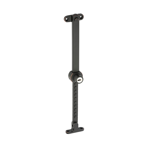 Tradco Locking Telescopic Casement Stay OverAll Length 295mm Antique Copper 1675