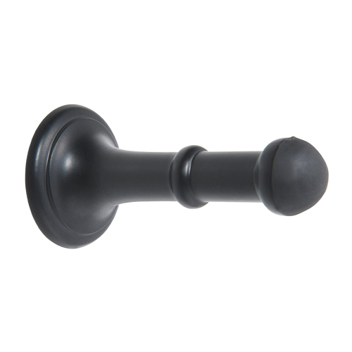 Tradco Small Concealed Fix Door Stop 80mm Matt Black TD1821