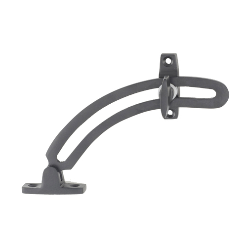 Tradco Classic Quadrant Stay 150mm Matt Black 1915