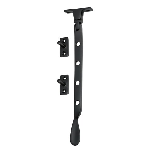 Tradco Casement Stay Matt Black 200mm TD1919