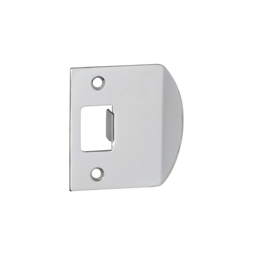 Tradco Tube Latch Striker Extra Long Polished Chrome TD2094