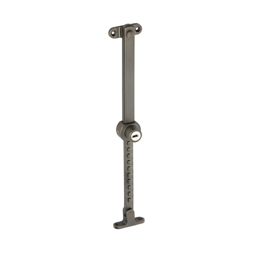 Tradco Locking Telescopic Casement Stay OverAll Length 295mm Antique Brass 2280