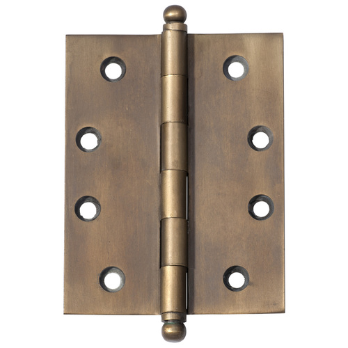 Tradco Hinge Loose Pin Ball Antique Brass 100x75mm TD2378