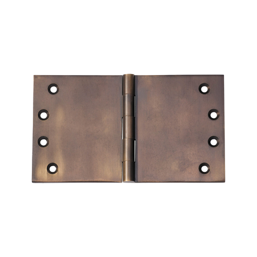 Restocking Soon: ETA End July - Tradco Broad Butt Hinge 175mm x 100mm Antique Brass 2392