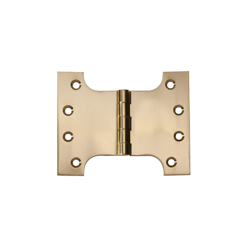 Restocking Soon: ETA Mid July - Tradco Door Hinge Parliament 100x125mm Polished Brass TD2481