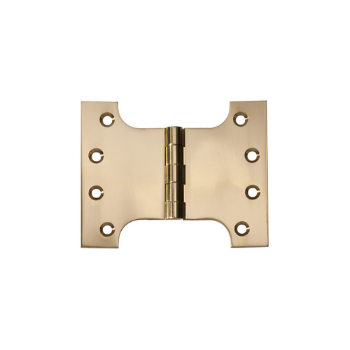 Tradco Door Hinge Parliament 100x125mm Polished Brass TD2481