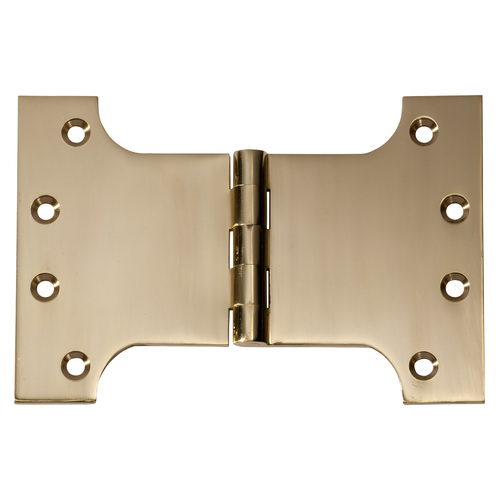 Tradco Door Hinge Parliament 100x150mm Polished Brass TD2482