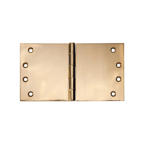 Tradco Broad Butt Hinge 175mm x 100mm Polished Brass 2492
