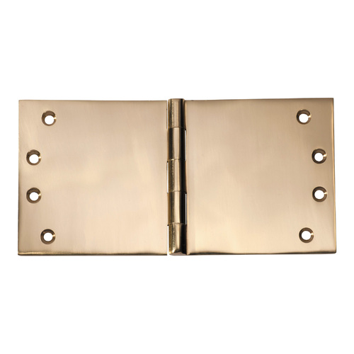 Tradco Broad Butt Hinge 200mm x 100mm Polished Brass 2493