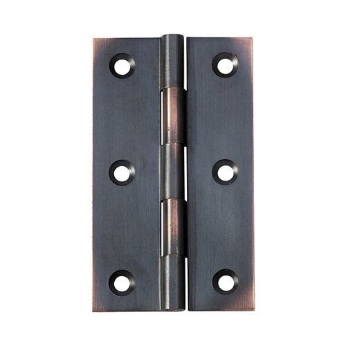 Tradco Fixed Pin Hinge 89x50mm Antique Copper TD2570