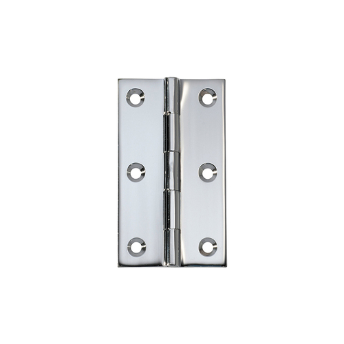 Tradco Fixed Pin Hinge 89x50mm Chrome Plated TD2670
