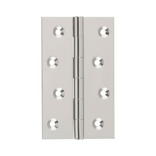 Restocking Soon: ETA Early May  - Tradco Fixed Pin Hinge 100x60mm Satin Nickel TD2722