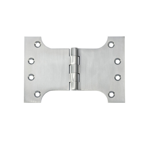 Tradco Door Hinge Parliament 100x150mm Satin Chrome TD2782