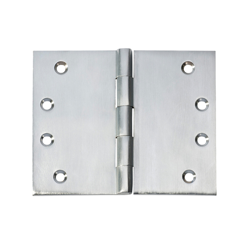Tradco Broad Butt Hinge 125mm x 100mm Satin Chrome 2790