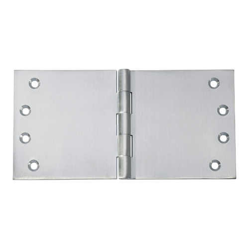 Tradco Broad Butt Hinge 200mm x 100mm Satin Chrome 2793