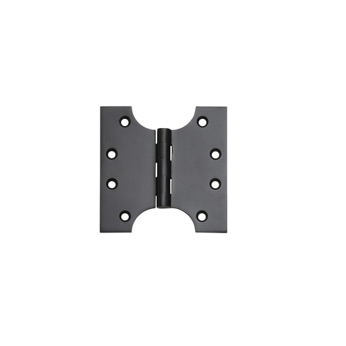 Tradco Door Hinge Parliament 100x100mm Matt Black TD2980