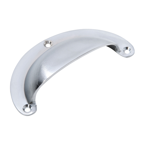 Tradco Classic Drawer Pull Handle 100mm Satin Chrome TD3570