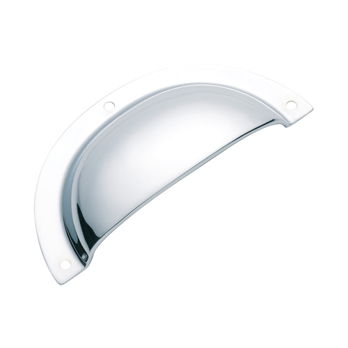 Tradco Classic Drawer Pull Sheet Brass Chrome Plated TD3581