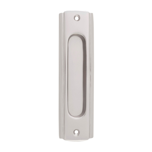 Tradco Traditional Flush Pull 150mm Satin Nickel TD6610