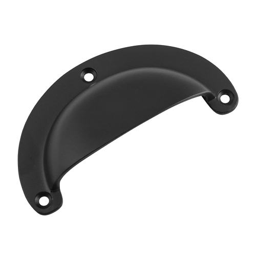 Tradco Classic Drawer Pull Handle 100mm Matt Black TD9693