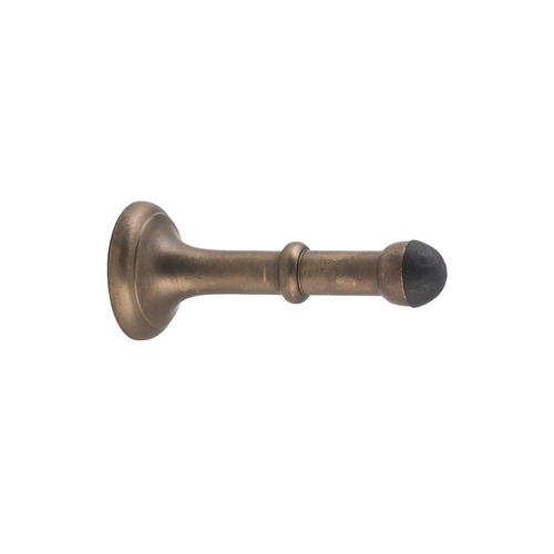 Tradco Door Stop Concealed Fix Antique Brass 100mm TD9834
