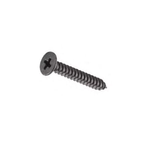 Tradco Hinge Screw 25x8 Matte Black Pack of 50 TDSCHINGEMB25