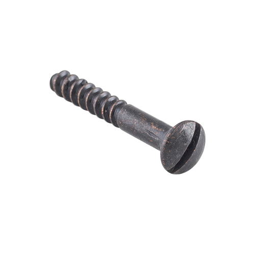 Tradco Domed Head Screw Matte Black 25x6 Pack of 50 TDSCMB25