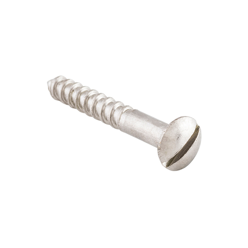 Tradco Domed Head Screw Satin Nickel 25x6 Pack of 50 TDSCSN25
