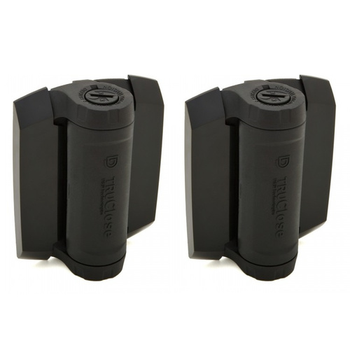 D&D TruClose TCHD1AS3 Self Closing Heavy Duty Gate Hinge Adjustable-Black