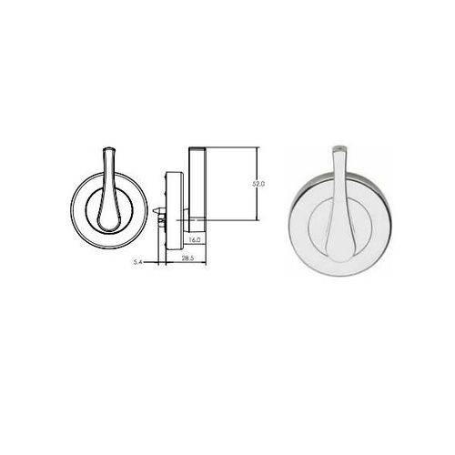 Lockwood VSR9+ Velocity Series Disabled Accessible Turnknob