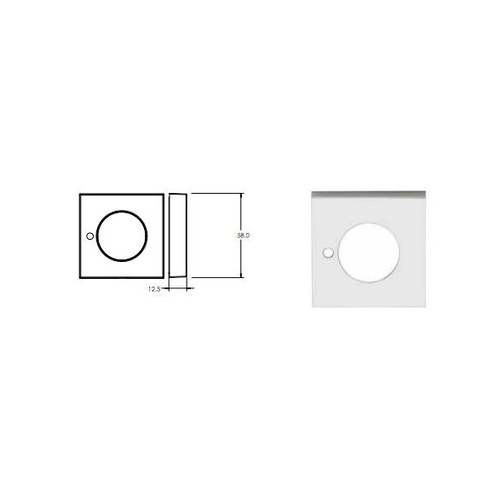 Lockwood VSS1-TRIM+ Velocity Series Square Rose Passage Trim
