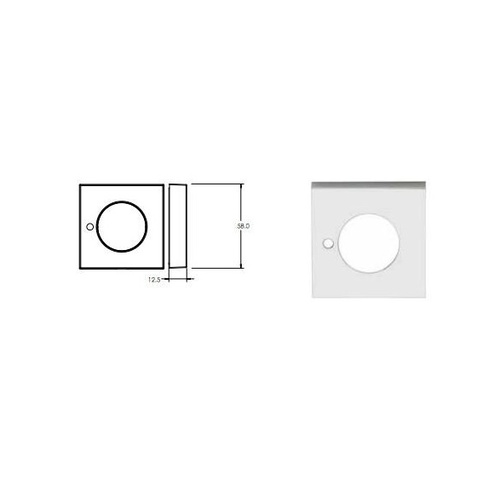 Lockwood VSS2-TRIM+ Velocity Series Square Rose Privacy Trim