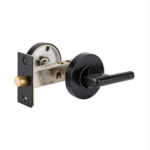 Zanda Disabled Privacy Turn and Release 60mm Backset Matt Black 10421.BLK