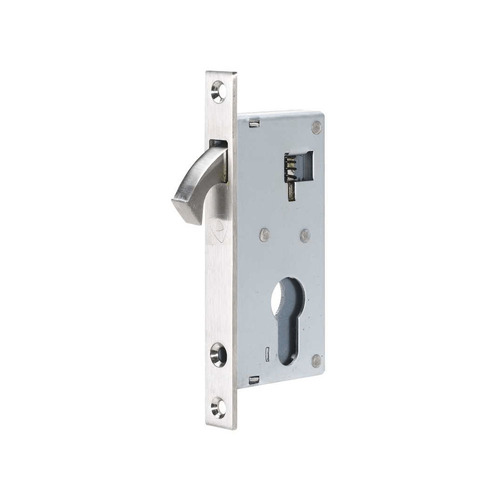 Zanda Narrow Sliding Door Euro Mortice Lock Stainless Steel 10530.SS