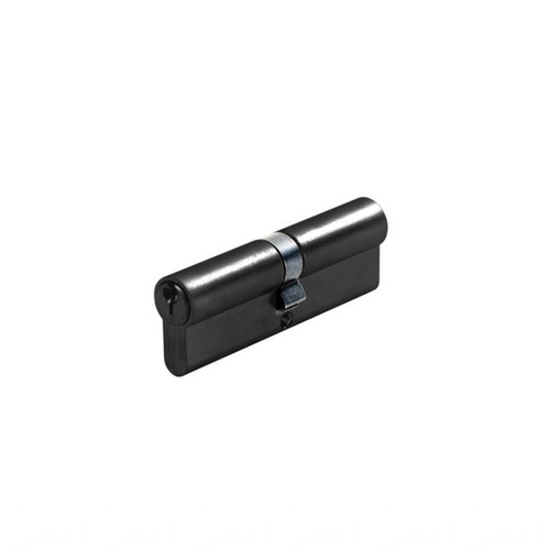 Zanda Euro Double Cylinder 5 Pin (Key/Key) Keyed to Differ 60mm Matt Black 1121.BLK