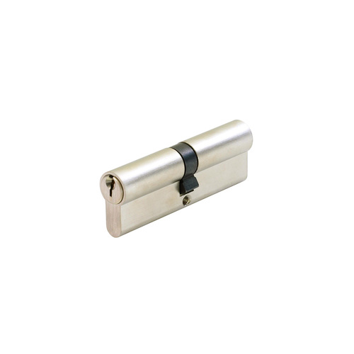 Zanda Euro Double Cylinder 5 Pin (Key/Key) Keyed to Differ 60mm Brushed Nickel 1121.BN