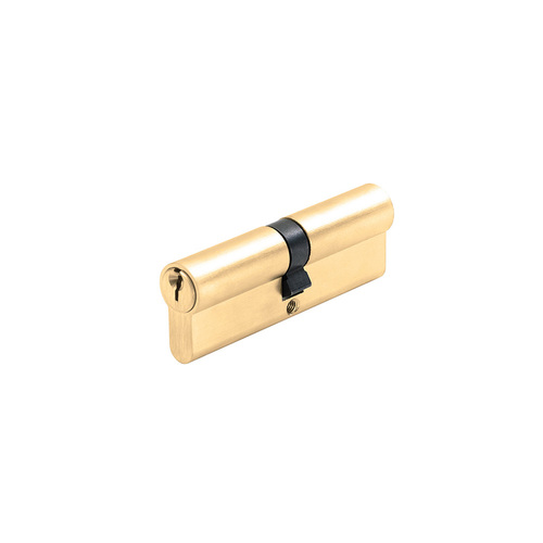 Zanda Euro Double Cylinder 5 Pin (Key/Key) Keyed Alike 60mm Satin Brass 1121.KA.SB